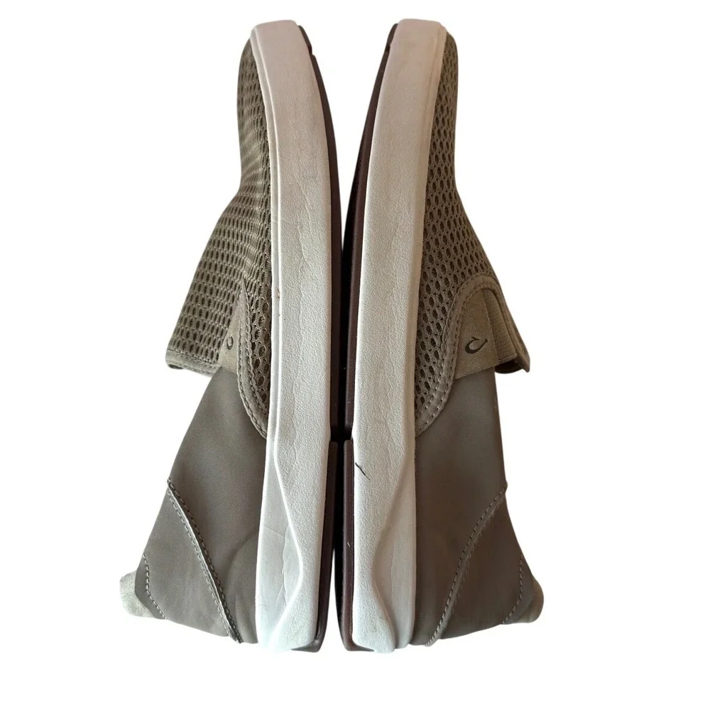 Olukai Lae'ahi Men's Slip On Mesh Sneakers Size 8 Clay Casual Comfort Outdoor